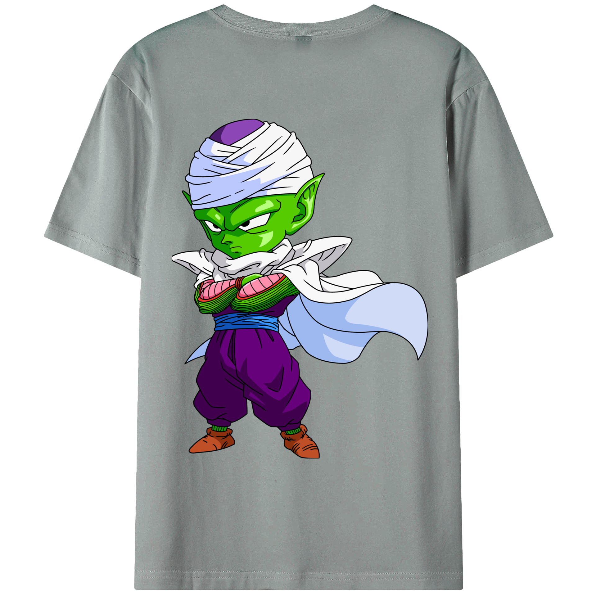 （画像用） ドラゴンボール ピッコロ DRAGON BALL Piccolo 綿100％ メンズ半袖Tシャツ（バックプリント） 通気性